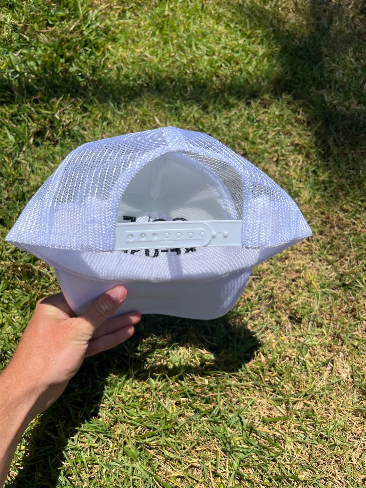 Golf Re-use Trucker Hat White