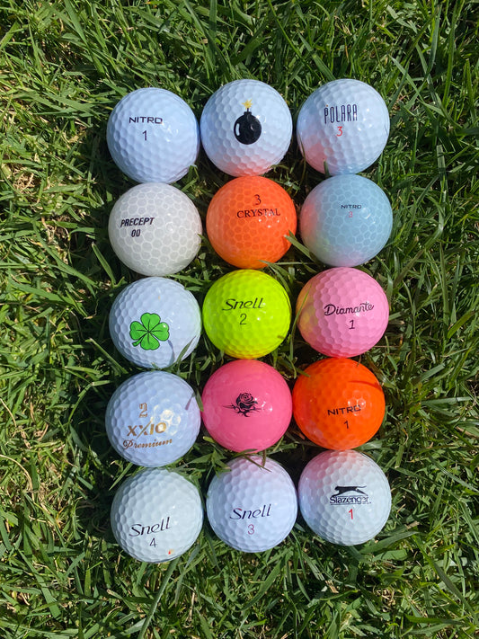 45 Random Golf Balls
